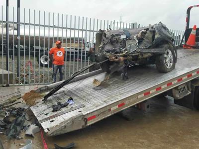 Dos personas resultan heridas en Santiago después de un accidente de tráfico