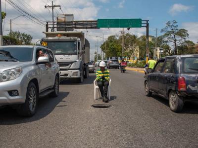 El problema del hoyo en la avenida 25 de Febrero