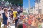 Cientos de personas protestan en Santiago de Cuba por la falta de comida y los apagones