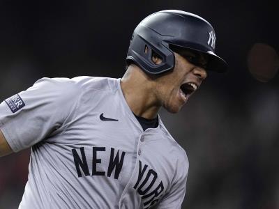 Juan Soto conecta su primer cuadrangular con los Yankees en la victoria contra los Astros