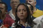Corina Machado, acusada de ‘desestabilización’ por el régimen venezolano