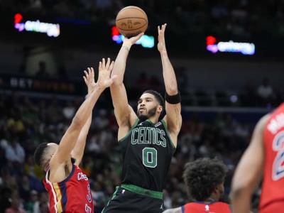 Tatum lidera la victoria de los Celtics contra los Pelicans con 23 puntos, marcador final: 104-92