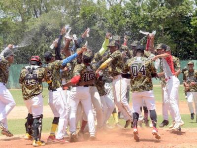 Triunfo del Ejército de la República Dominicana sobre la Fuerza Aérea y obtención del campeonato en la competición de béisbol militar