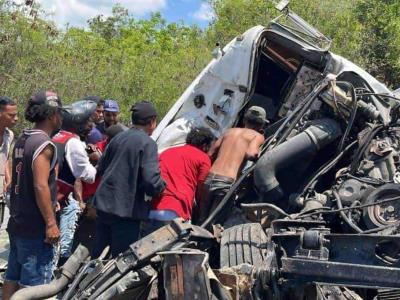 8 personas resultan heridas en un accidente de tráfico en la Autovía del Este