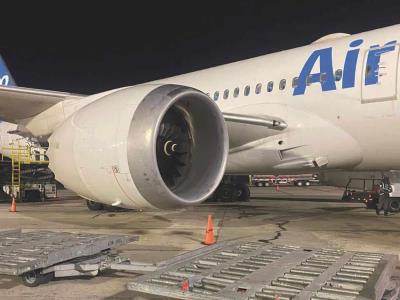 Aerodom se hará cargo de reparar el avión dañado por el agujero en la pista de AILA