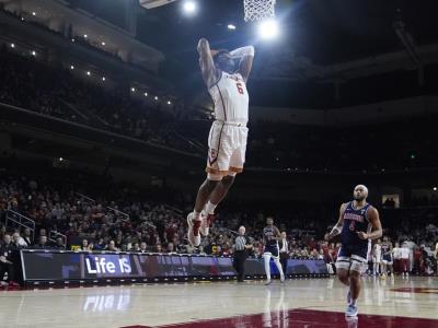 Bronny James, el hijo de LeBron, anuncia su elegibilidad para el Draft de la NBA