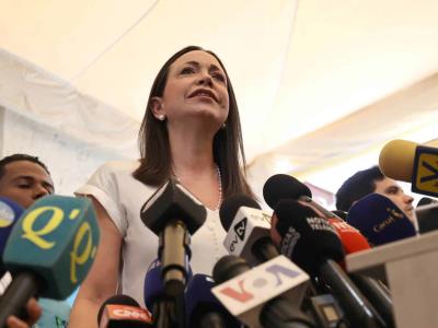 "Corina Machado afirma que Maduro está enfrentando un bloqueo electoral en Venezuela"