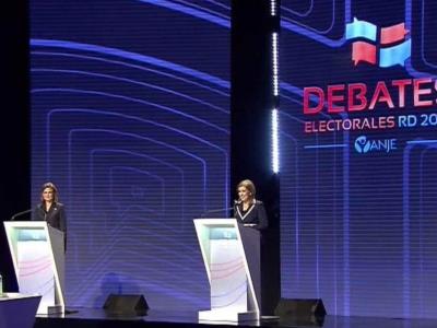 De esta manera se presentaron las candidatas a la vicepresidencia durante el debate