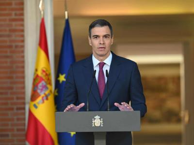 El presidente del Gobierno español, Pedro Sánchez, no presenta su dimisión