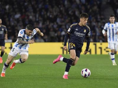 "El Real Madrid gana por 1-0 ante Real Sociedad y está muy cerca de conseguir el título"