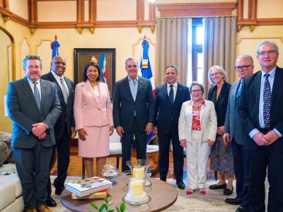 Encuentro Protocolar: Presidente Luis Abinader y Magistrados Extranjeros