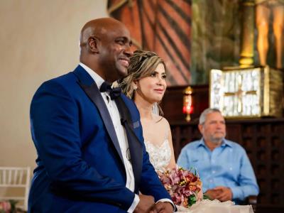 Fiscal Rosalba Ramos y su esposo se casan