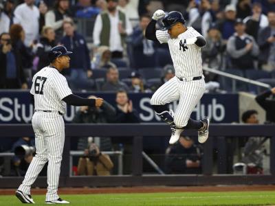 Juan Soto conecta un cuadrangular de tres carreras en el triunfo de los Yankees