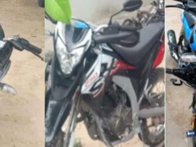 La policía detiene a tres personas sospechosas de robar motocicletas para llevarlas a Haití
