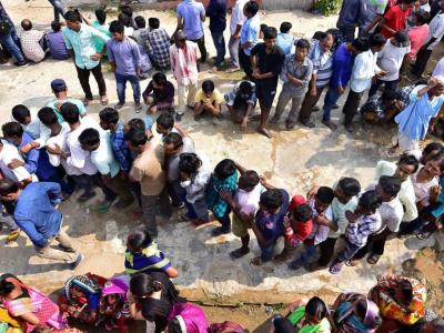 Las elecciones son celebradas en India