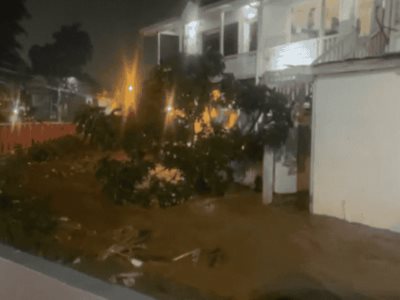 Las inundaciones han afectado a 177 viviendas en Las Terrenas