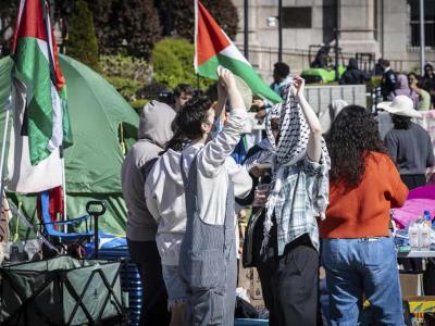 Manifestaciones en apoyo a palestinos en múltiples campus universitarios de Estados Unidos