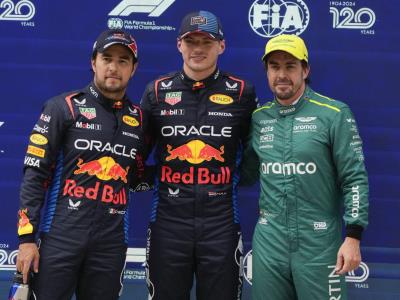 Max Verstappen se asegura la pole position en el Gran Premio de China, seguido por Sergio Pérez en la segunda posición