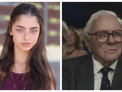 Noa Cohen y Anthony Hopkins comparten escena en la película 'María'