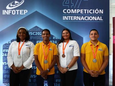 Participantes de República Dominicana en WorldSkills Lyon 2024