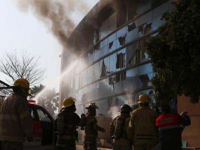 Protestantes atacan sede gubernamental en el sur de México