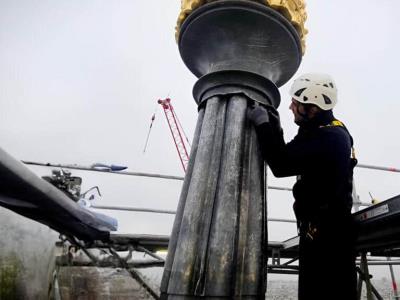 Restauración de la catedral de Notre Dame después del incendio ocurrido cinco años atrás