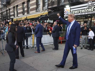 Reunión de Donald Trump con vinateros dominicanos en Harlem