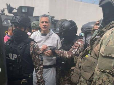 Trasladan a Jorge Glas a prisión de máxima seguridad conocida como La Roca