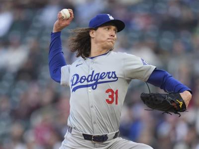 Tyler Glasnow empata su récord personal con 14 ponches; Dodgers