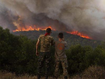 Un bosque virgen es consumido por el fuego durante tres días seguidos