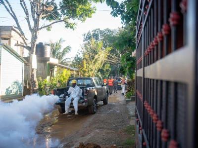 Acciones contra la propagación del dengue en las localidades de Haina y Guerra