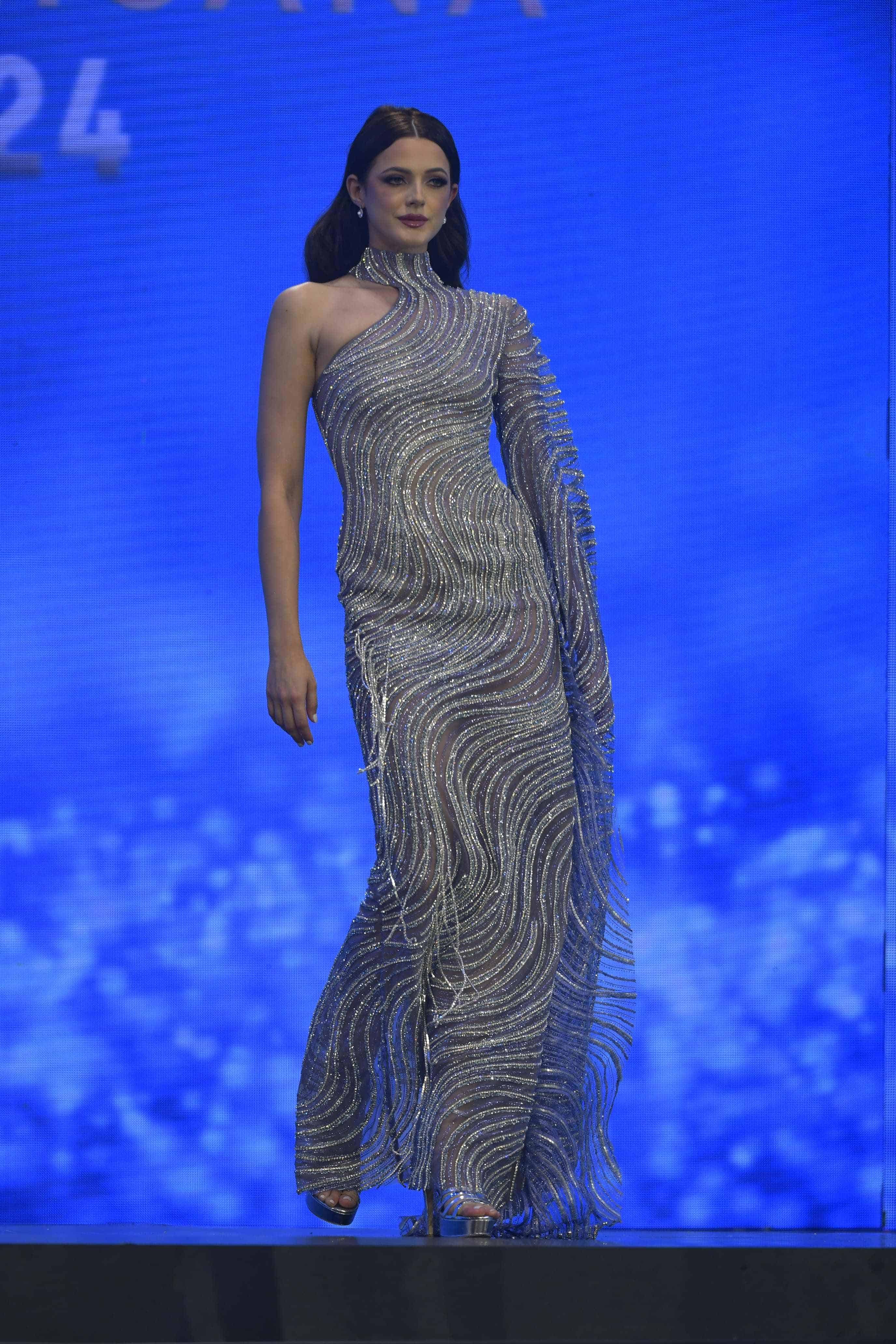 Alba Blair, Miss Jarabacoa, ocupó la posición número cuatro.
