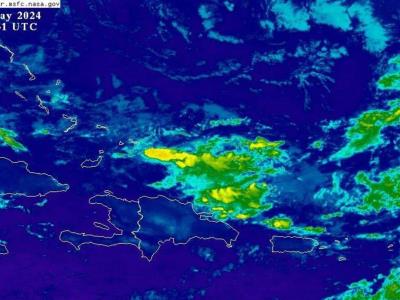 Clima en República Dominicana: Lluvias intensas en diferentes zonas durante el día martes