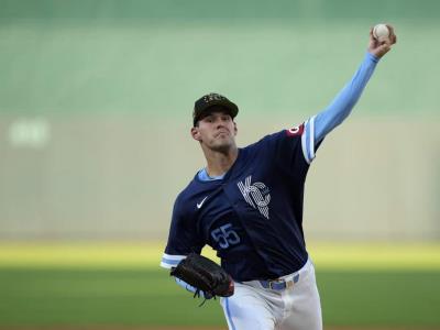 Cole Ragans lanza durante siete innings y Reales extienden racha negativa de Atléticos