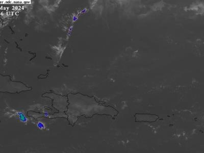 Condiciones climáticas en la República Dominicana: Una vaguada estará activa el martes y se esperan lluvias de importancia