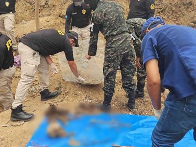 Descubrimiento en un lugar secreto de enterramiento en Honduras