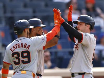Díaz no logra rescatar a los Mets y los Gigantes triunfan en 10 entradas con marcador de 7-2