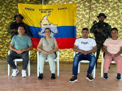 Disidentes de las FARC liberan a secuestrados