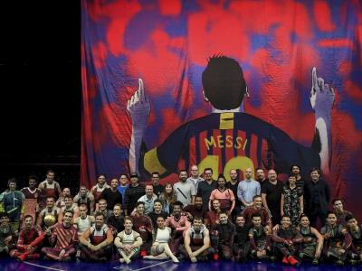 El famoso espectáculo circense Circo del Sol honra a Lionel Messi en Colombia