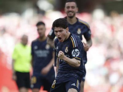El Real Madrid vence con dos goles de Brahim Díaz