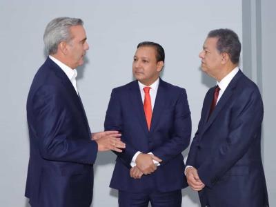 La visita del Presidente Luis Abinader a los excandidatos