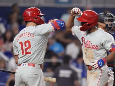 Los Filis de Filadelfia lideran en victorias en la Major League Baseball (MLB)