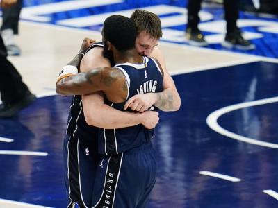 Luka Doncic y Kyrie Irving lideran a los Mavericks en busca de la barrida