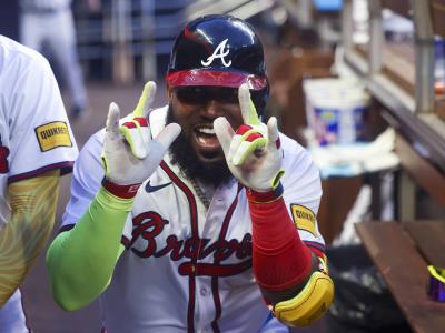 Marcell Ozuna conectó un home run en cada uno de los juegos de una doble cartelera