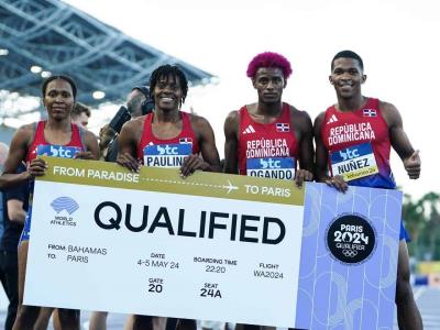 París 2024: Marileidy Paulino encabeza la lista en la competencia de relevo mixto