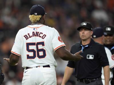 Ronel Blanco es otro jugador de béisbol que ha sido sorprendido en flagrancia