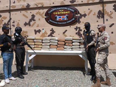 Se decomisan 384 libras de marihuana en Elías Piña