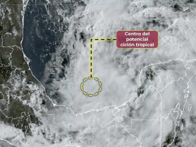 Alerta en México ante la llegada de un ciclón tropical el jueves