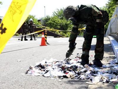 Corea del Norte anuncia la suspensión de la práctica de enviar globos con basura