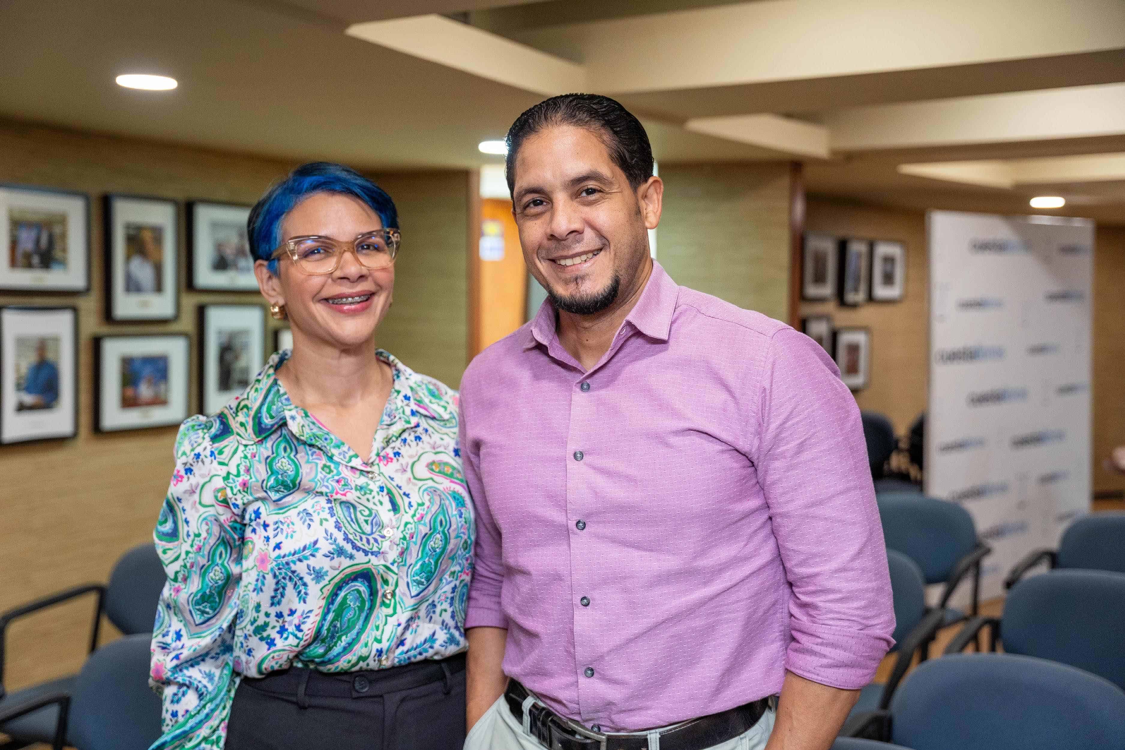 Vanesa Fermín y Edward Amparo.